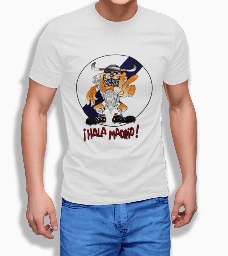 Viking Hala Madrid Real Madrid Club De Futbol Fan T-Shirt