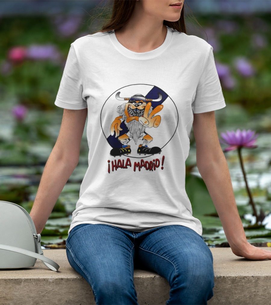 Viking Hala Madrid Real Madrid Club De Futbol Fan T-Shirt