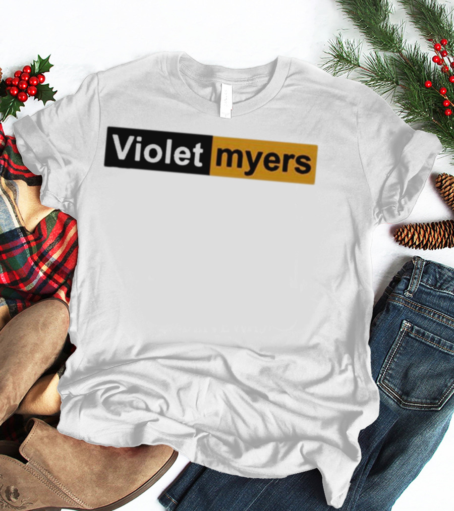 Violet Myers Black And Orange T-Shirt