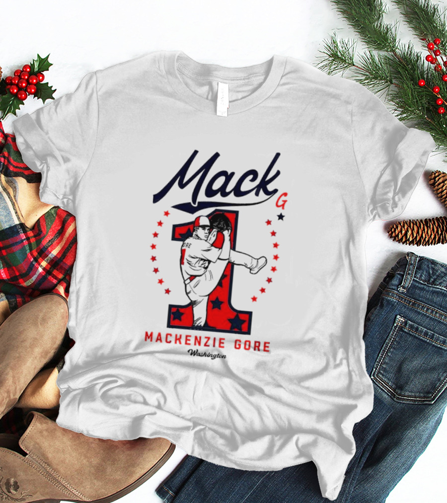 Mack G Washington Nationals Mackenzie Gore Baseball Stars T-Shirt