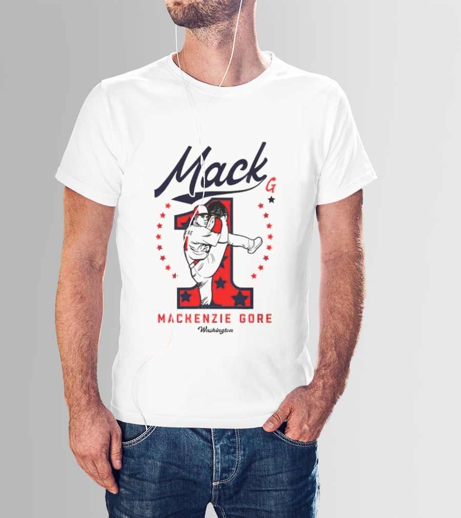 Mack G Washington Nationals Mackenzie Gore Baseball Stars T-Shirt