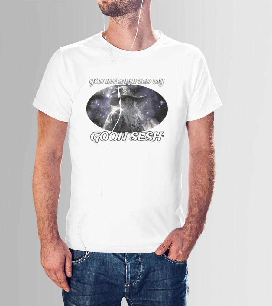 You Interrupted My Goon Sesh Wizard T-Shirt