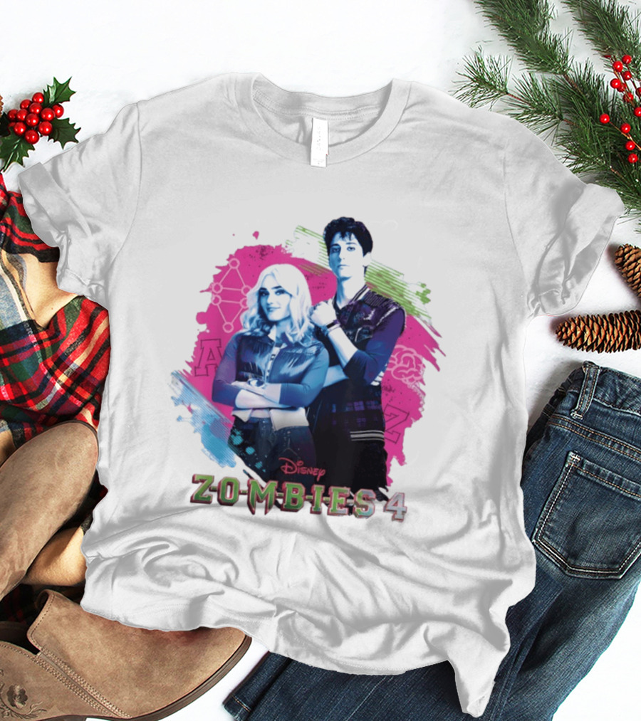 Zed And Addison Disney Zombies 4 Dawn Of The Vampires Movie T-Shirt