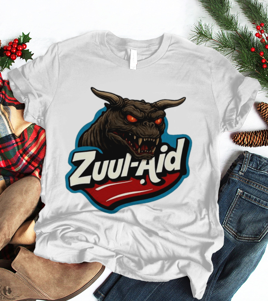 Zuul Aid Ghostbusters Demon Red Eyes Monster T-Shirt