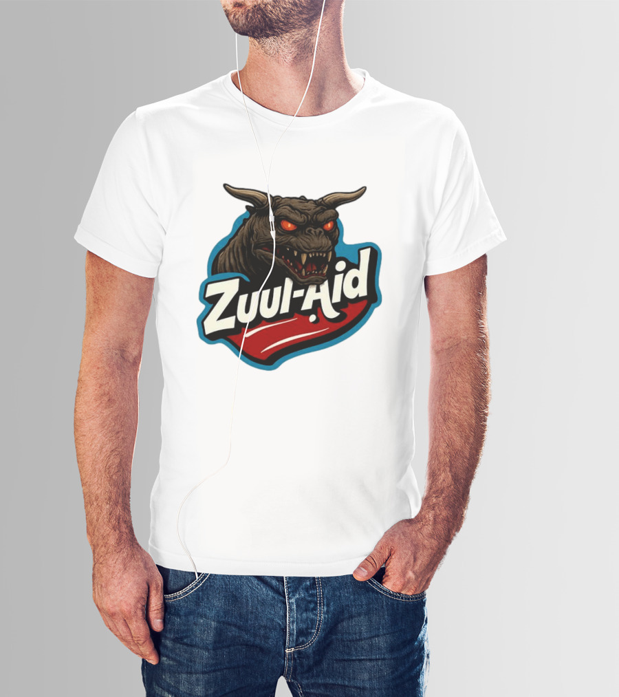 Zuul Aid Ghostbusters Demon Red Eyes Monster T-Shirt