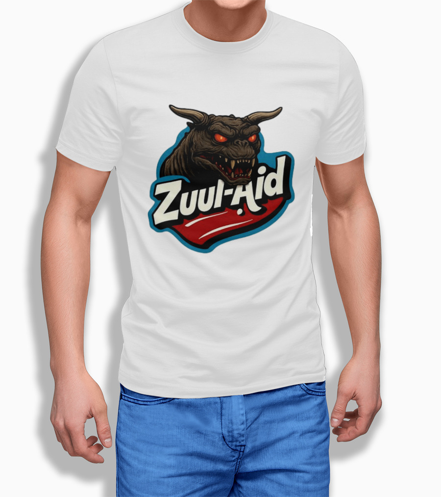Zuul Aid Ghostbusters Demon Red Eyes Monster T-Shirt