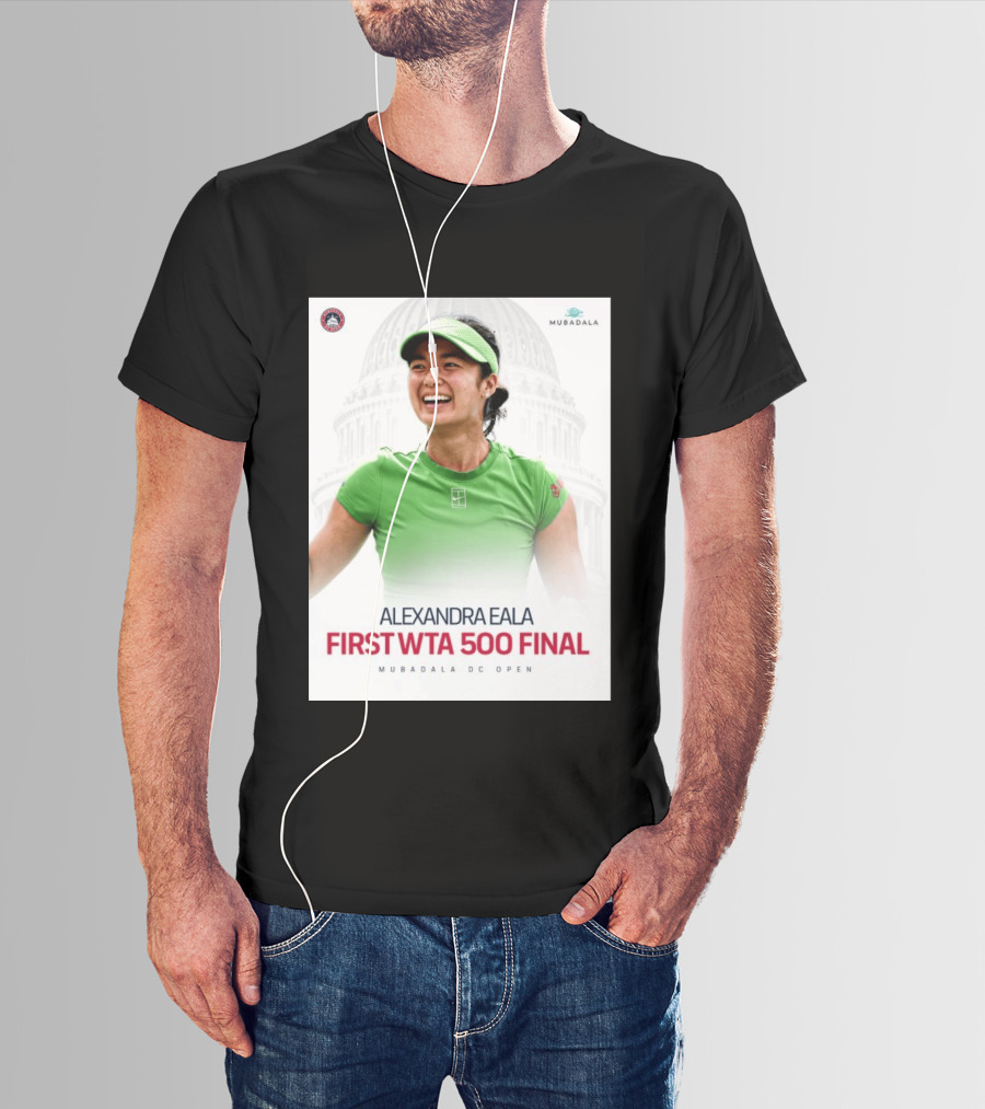 Alexandra Eala First WTA 500 Final Mubadala DC Open Capitol Building T-Shirt