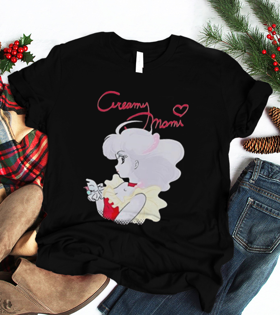 Magical Angel Creamy Mami Anime Character With Heart And Butterfly T-Shirt
