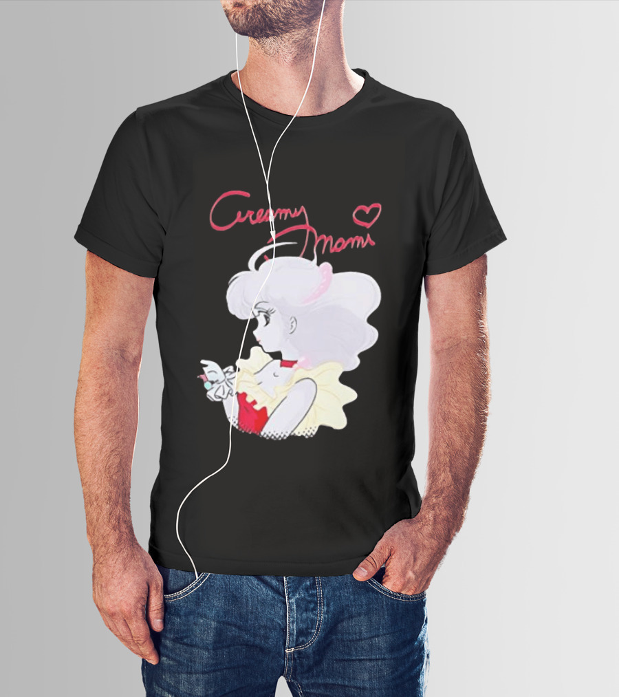 Magical Angel Creamy Mami Anime Character With Heart And Butterfly T-Shirt