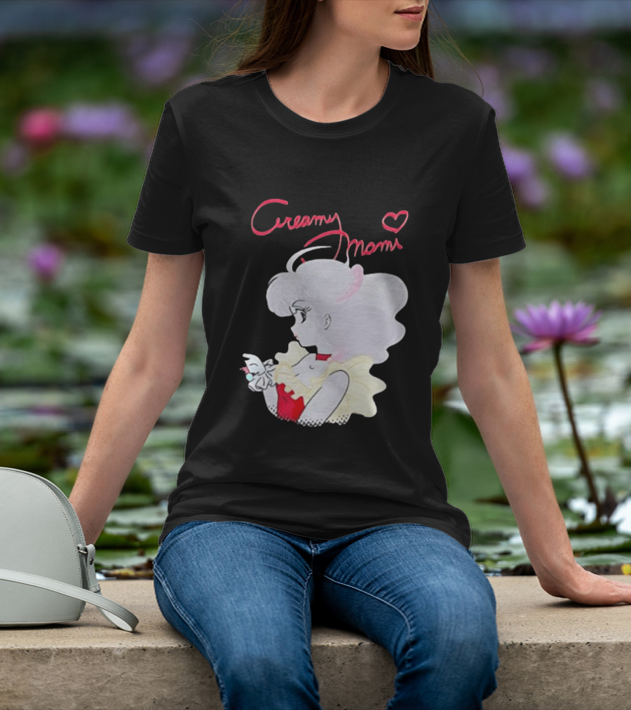 Magical Angel Creamy Mami Anime Character With Heart And Butterfly T-Shirt