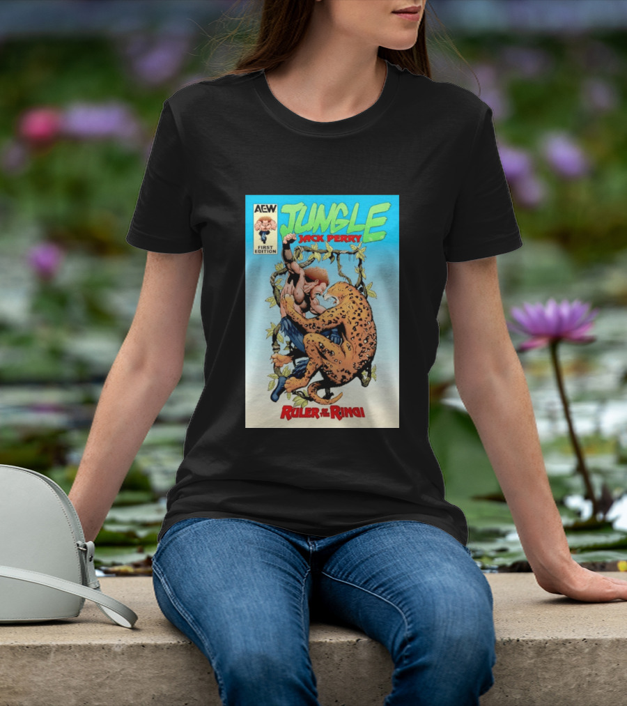 AEW Jungle Jack Perry First Edition Ruler Of The Ring T-Shirt