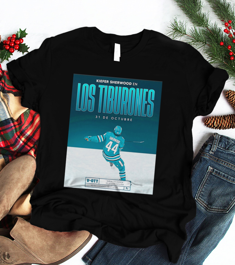 Kiefer Sherwood En Los Tiburones 31 De Octubre V OTT Nueva Calaverita De Azúcar Incluida T-Shirt
