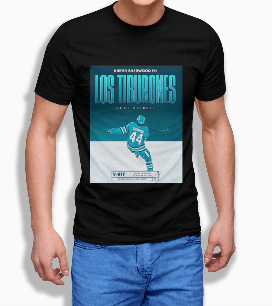Kiefer Sherwood En Los Tiburones 31 De Octubre V OTT Nueva Calaverita De Azúcar Incluida T-Shirt