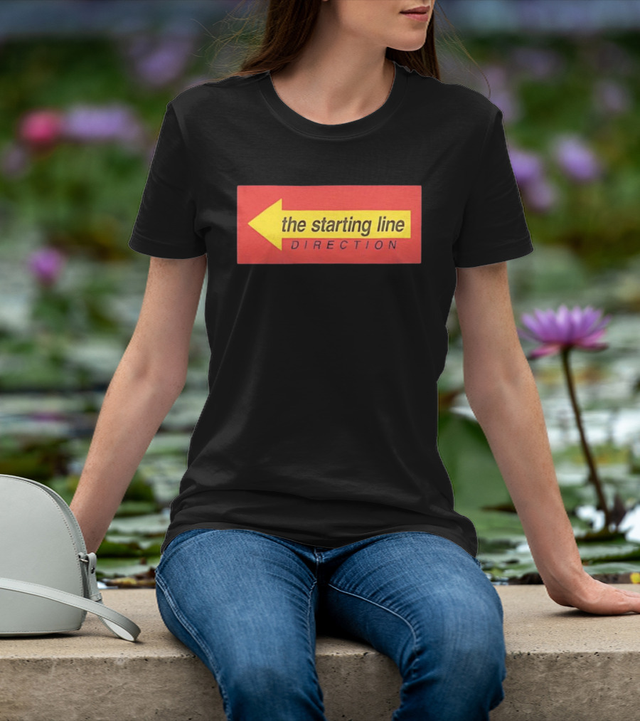 The Starting Line Direction Pop Punk Band Yellow Arrow T-Shirt