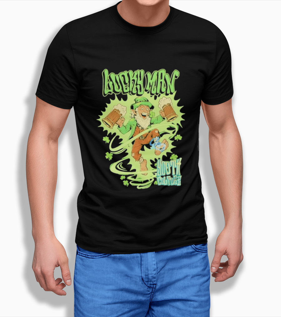 Lucky Man Leprechaun Youth Culture More Than Movement St Patricks Day T-Shirt