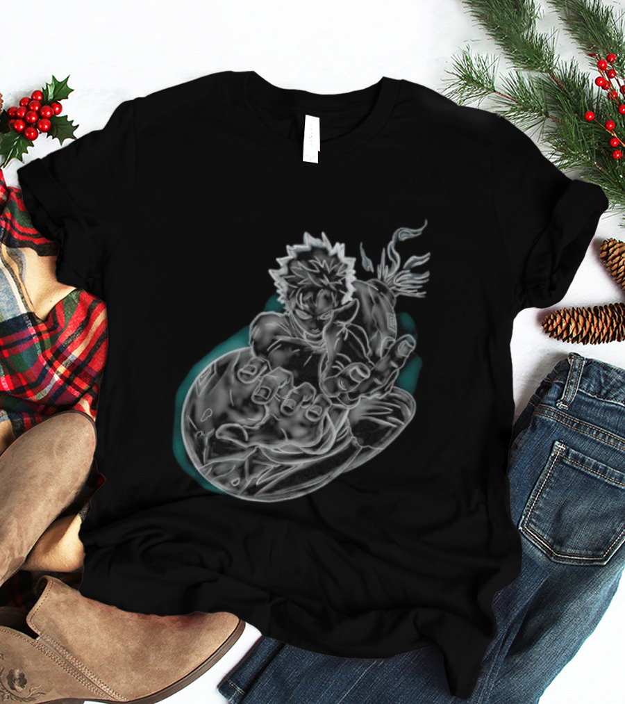 Megumi Fushiguro Ten Shadows Jujutsu Kaisen Dynamic Pose T-Shirt