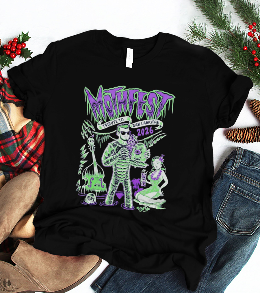 Mothfest Tribute To Dan Lamothe 2026 Creature T-Shirt