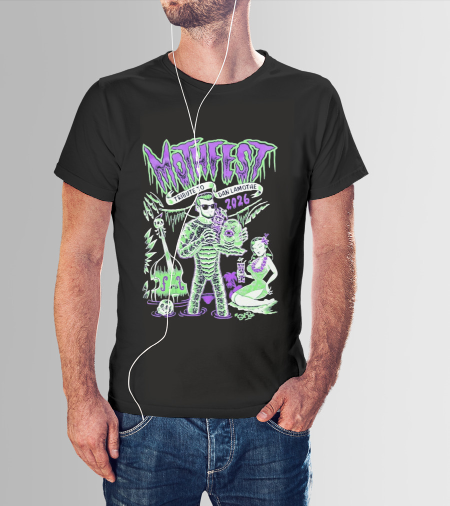 Mothfest Tribute To Dan Lamothe 2026 Creature T-Shirt