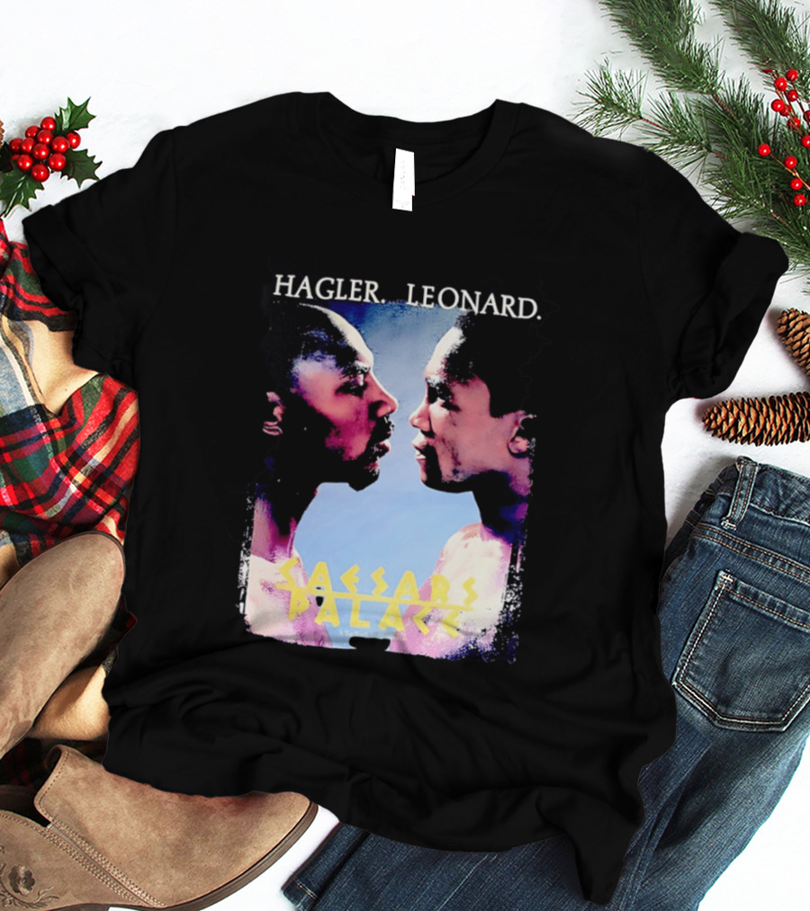Hagler Leonard Caesars Palace Boxing Match Showdown T-Shirt