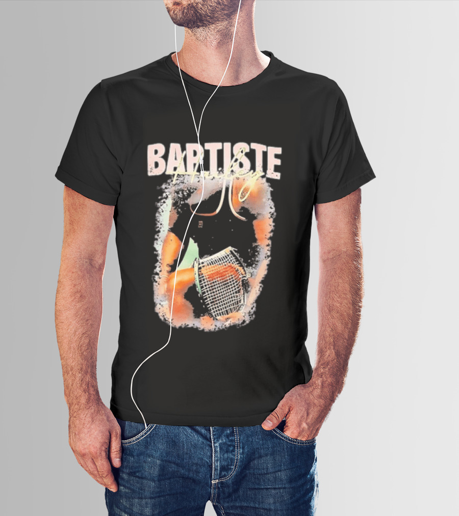 Baptiste Hailey Tennis Player With Racket T-Shirt