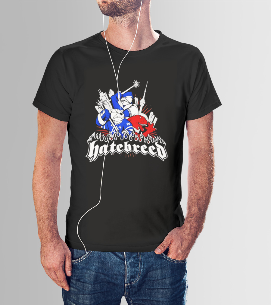 Hatebreed Toronto Maple Leafs Raptors CN Tower Hardcore Mashup T-Shirt