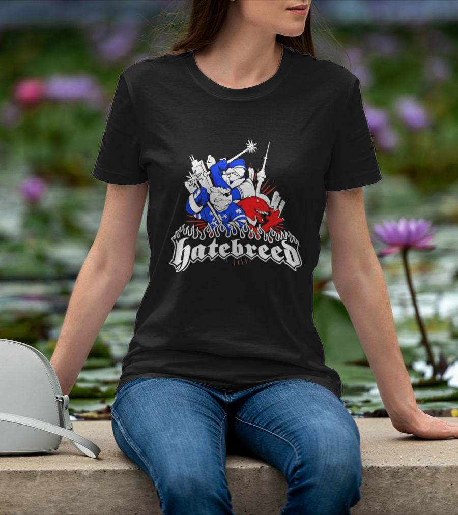 Hatebreed Toronto Maple Leafs Raptors CN Tower Hardcore Mashup T-Shirt