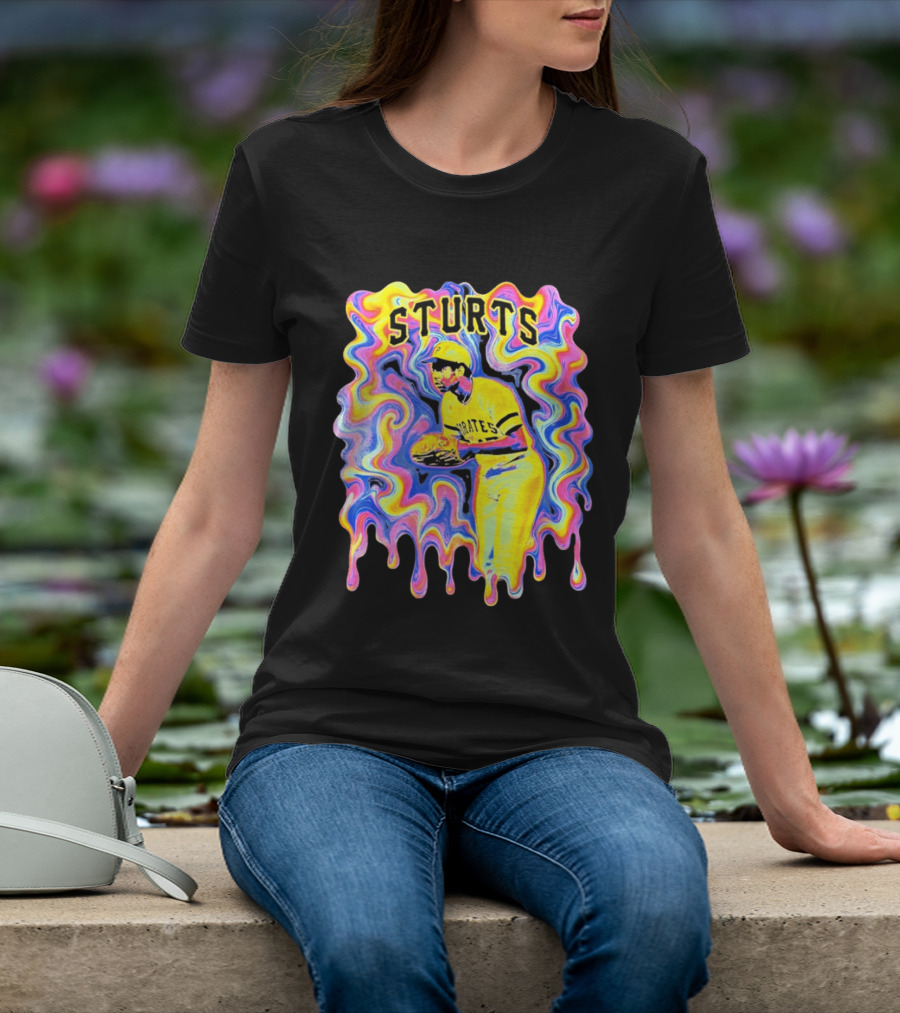 Sturts Willie Stargell Pittsburgh Pirates Psychedelic T-Shirt