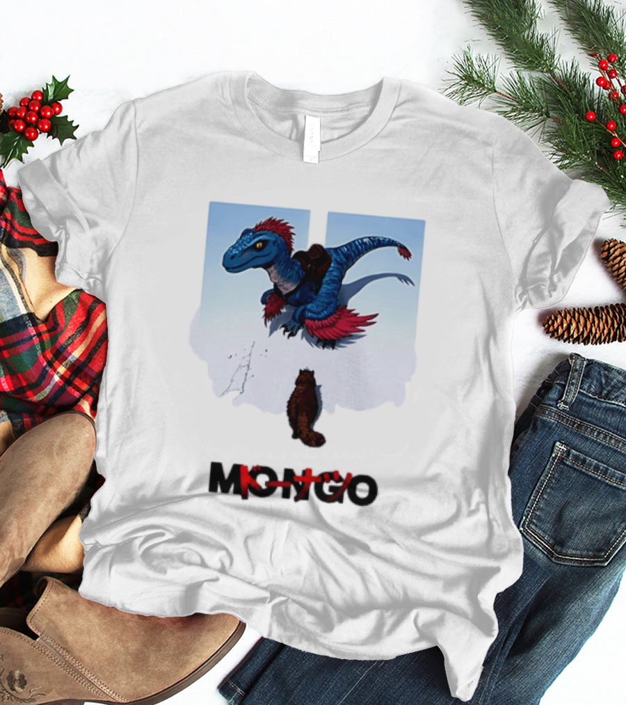 Mongo Raptor Cat Donatsu By U Mashermello Dinosaur T-Shirt