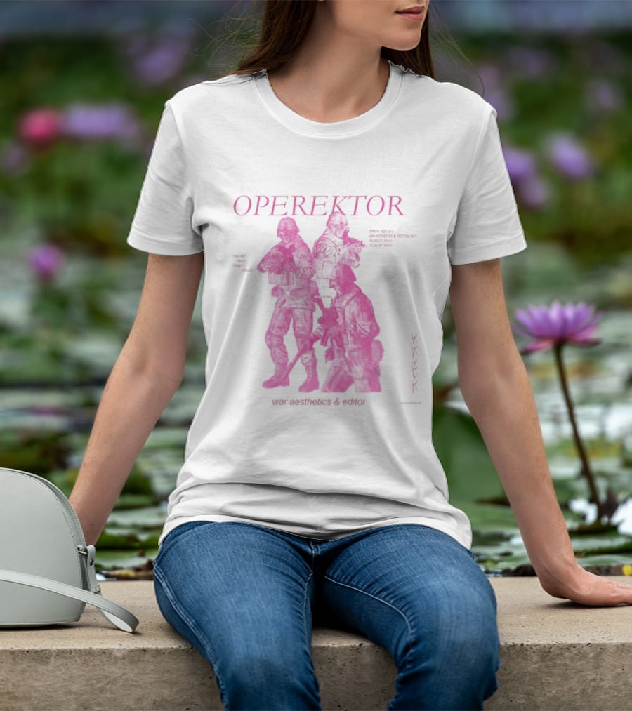 Operektor War Aesthetics Tactical Editor Time Signature Authored Narratives T-Shirt