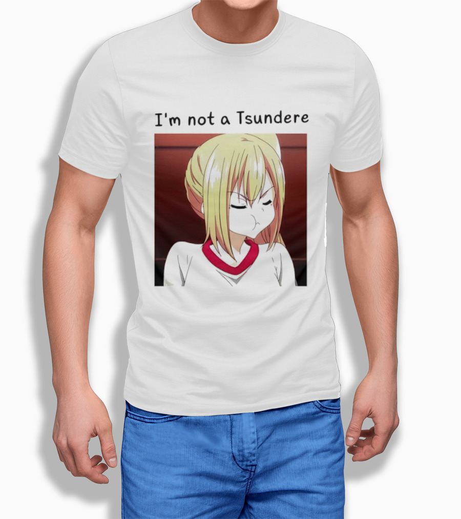 I'm Not A Tsundere Mai Kawakami Anime Character Expression T-Shirt