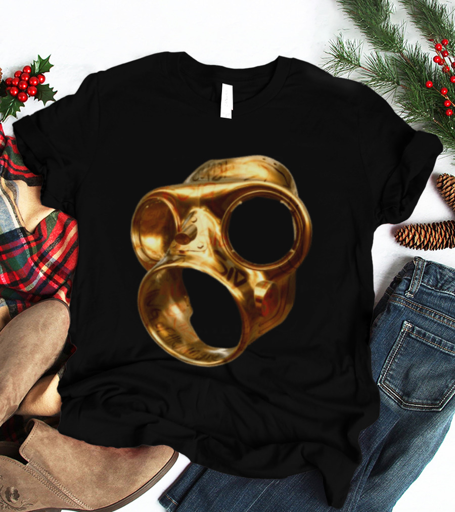 Sid The 3Rd Shop Store Gold Mask Ring T-Shirt