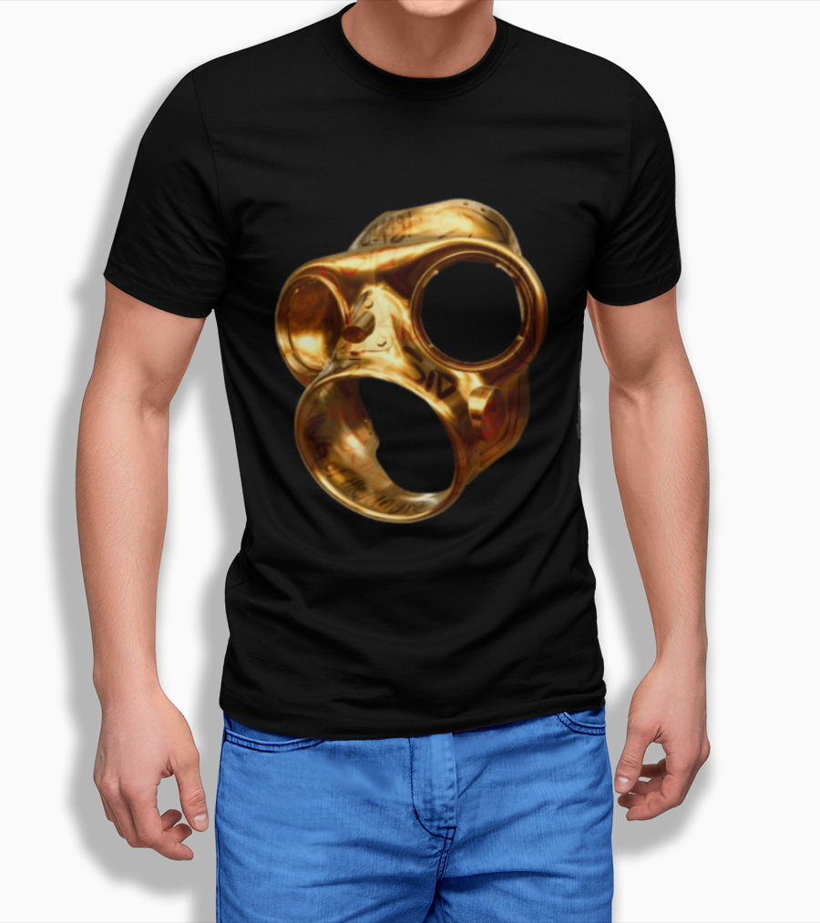 Sid The 3Rd Shop Store Gold Mask Ring T-Shirt