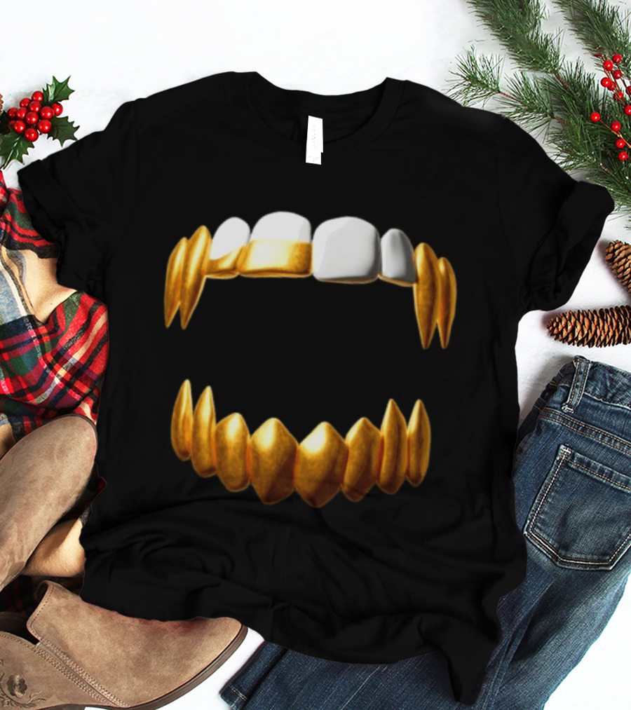Sid The 3Rd Shop Store Gold Teeth Grillz T-Shirt