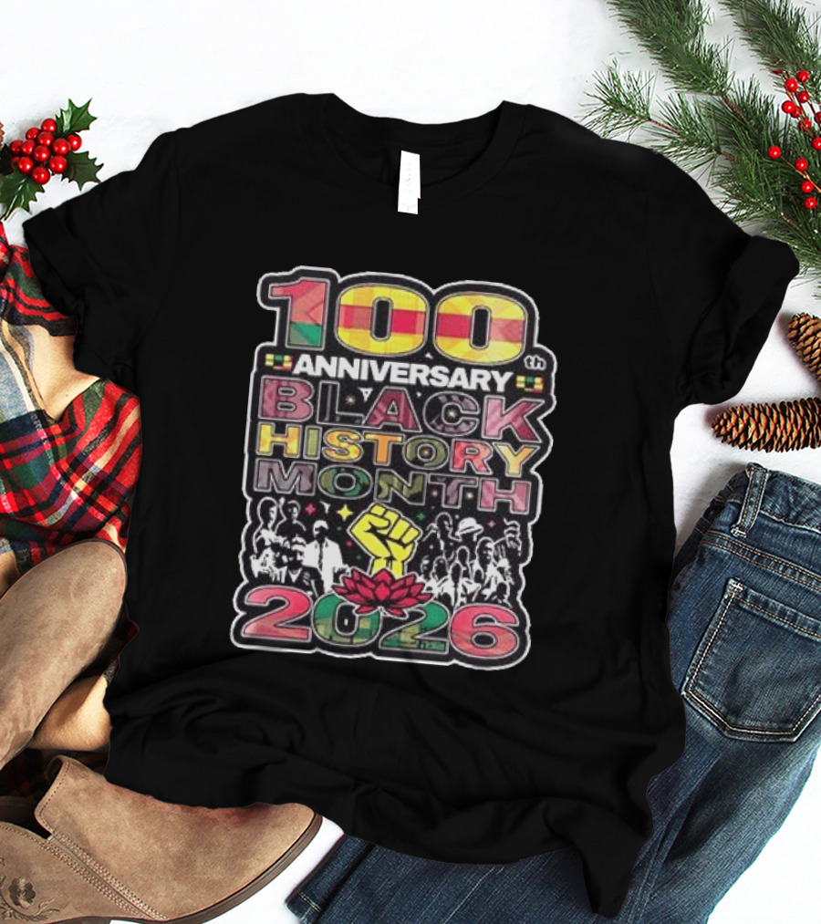 100th Anniversary Black History Month 1926 2026 St Louis Cardinals T-Shirt