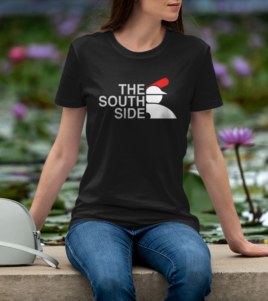 The South Side Baseball Icon With Red Cap T-Shirt