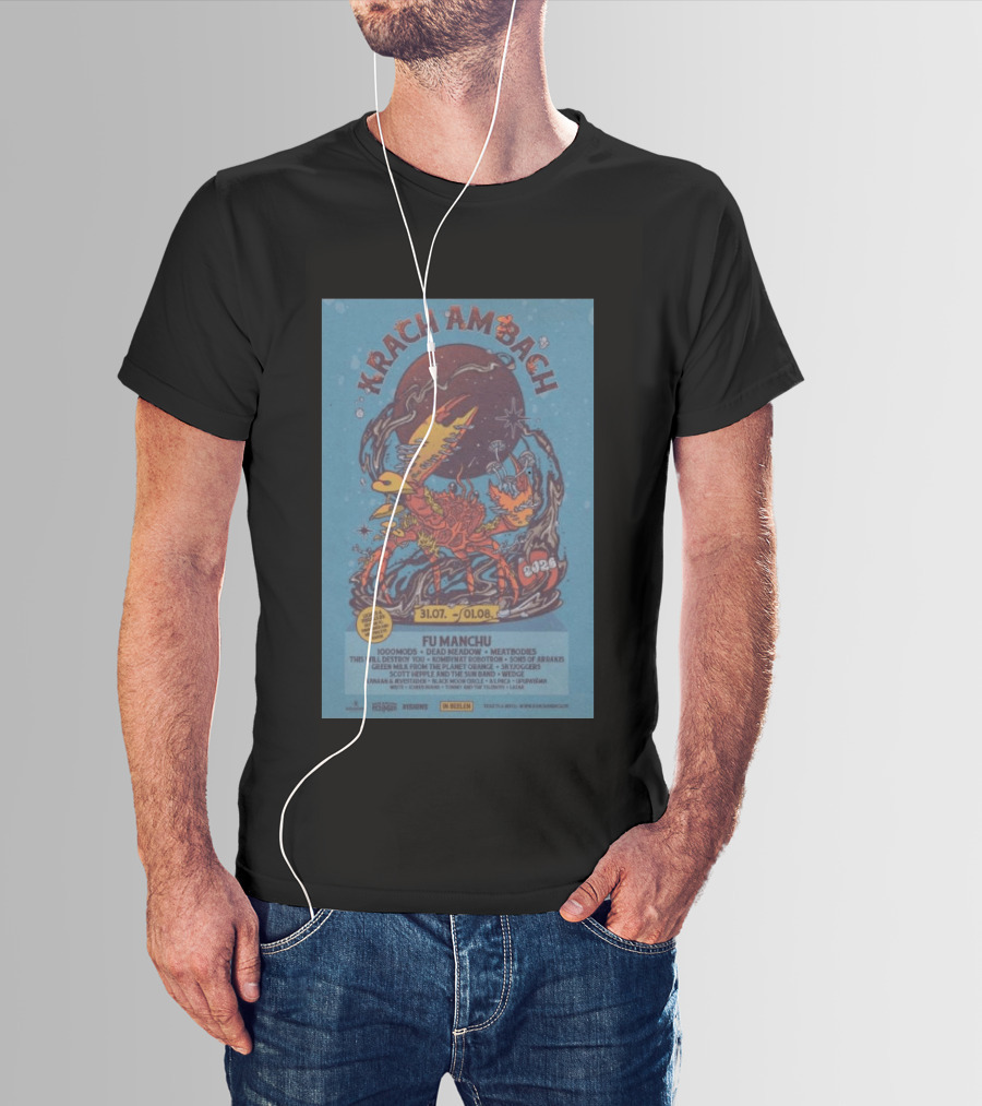 Krachambach Festival 2026 Fu Manchu Lineup And Dates T-Shirt
