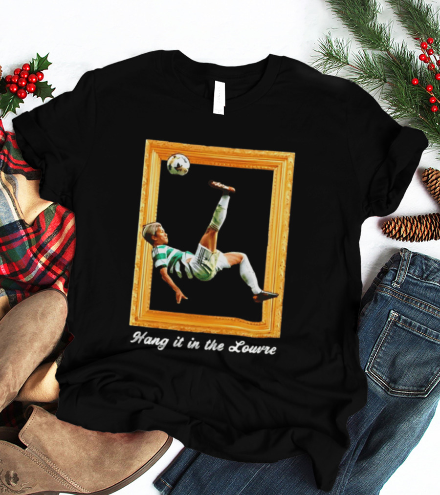 Kyogo Furuhashi Celtic FC Hang It In The Louvre Soccer Art футболка T-Shirt