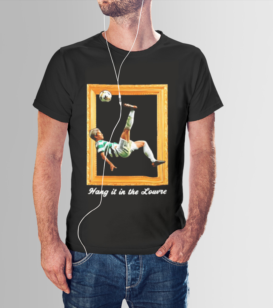 Kyogo Furuhashi Celtic FC Hang It In The Louvre Soccer Art футболка T-Shirt
