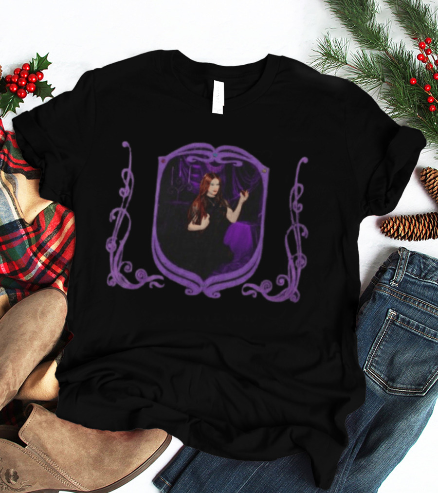 Jinkx Tour Mainfactor Store Vintage Gothic Purple Frame T-Shirt