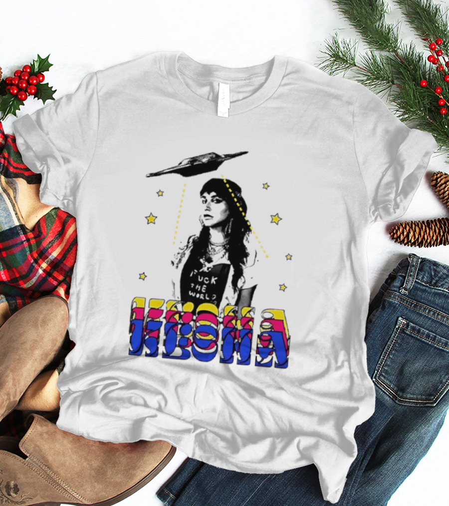 Kesha UFO Space Stars Tie Dye T-Shirt