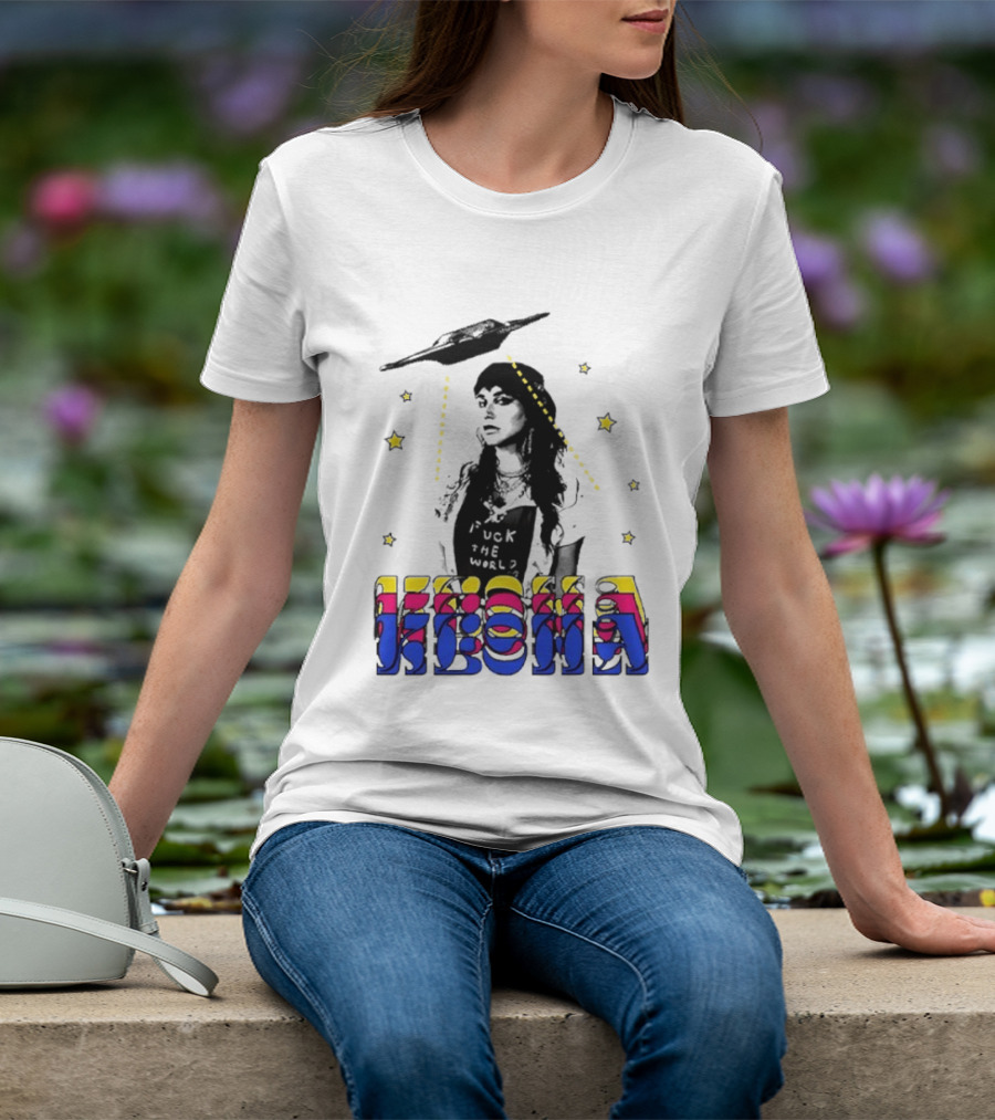 Kesha UFO Space Stars Tie Dye T-Shirt