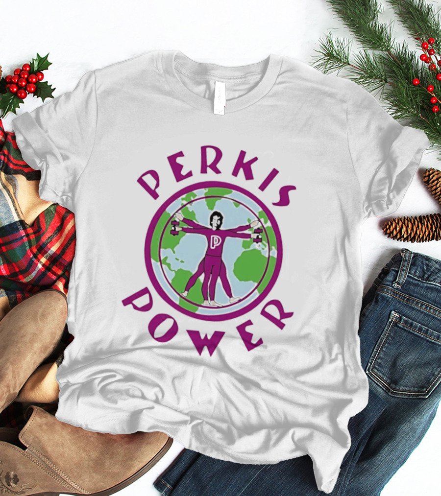 Perkis Power Tony Perkis Fitness Heavyweights Logo Circle T-Shirt