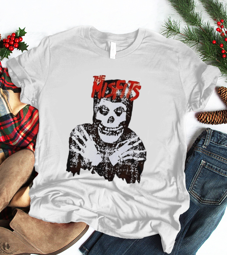 The Misfits Crimson Ghost Skull Punk Rock T-Shirt