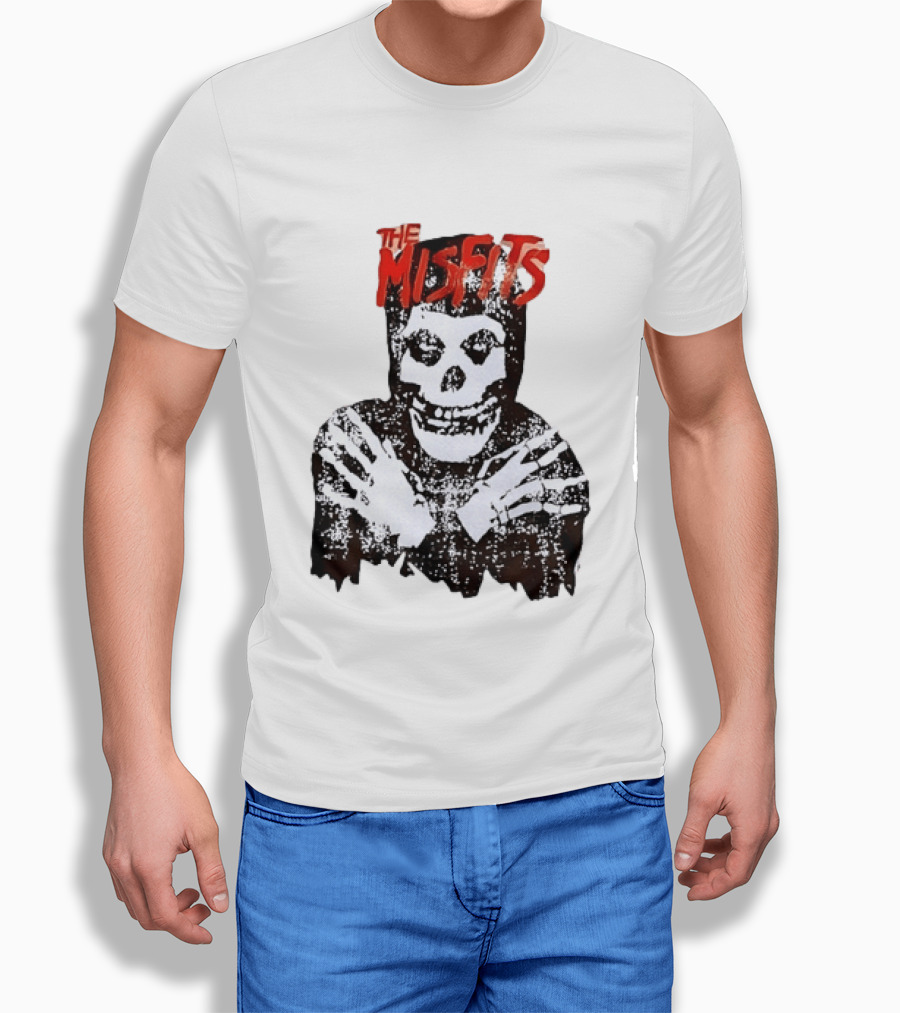 The Misfits Crimson Ghost Skull Punk Rock T-Shirt