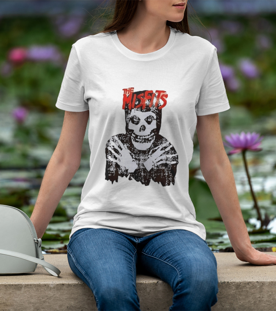 The Misfits Crimson Ghost Skull Punk Rock T-Shirt