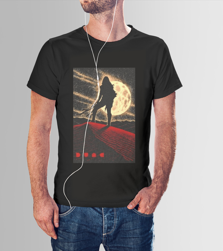 Paul Atreides Dune Arrakis Desert Moon Scene T-Shirt