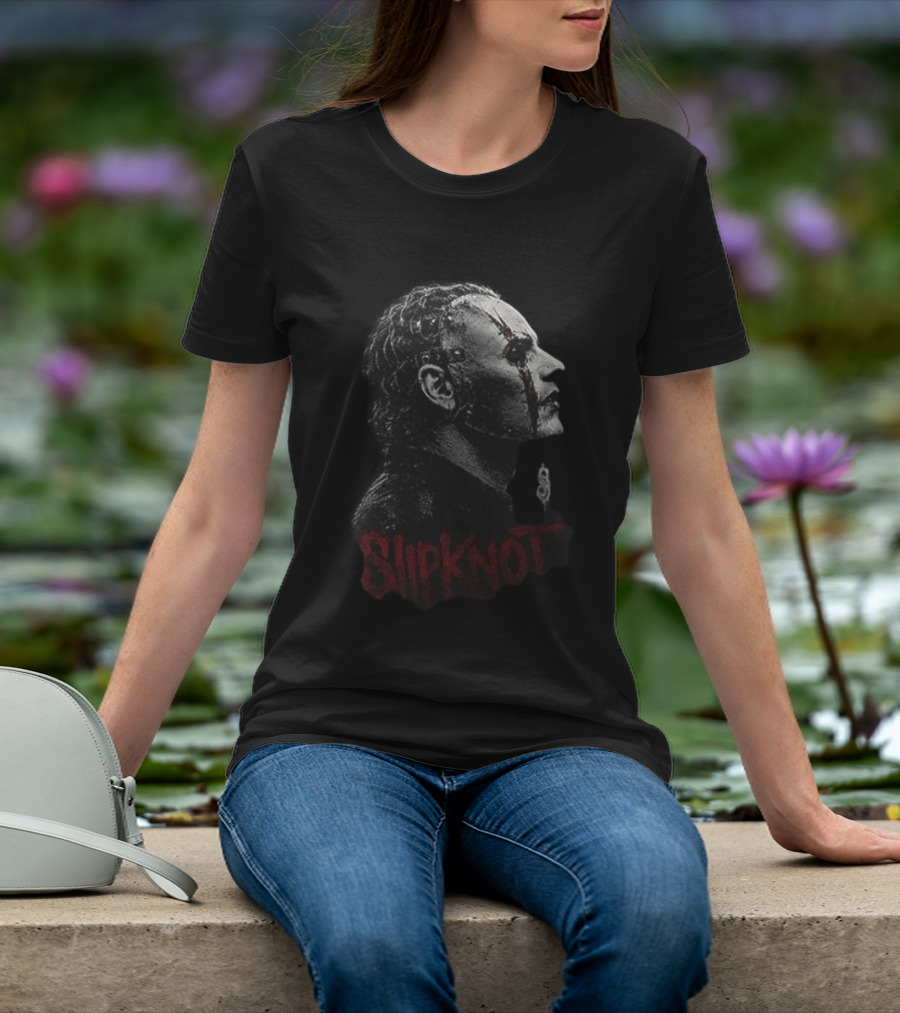 Slipknot People Like Sht Duality Band Mask Profile T-Shirt
