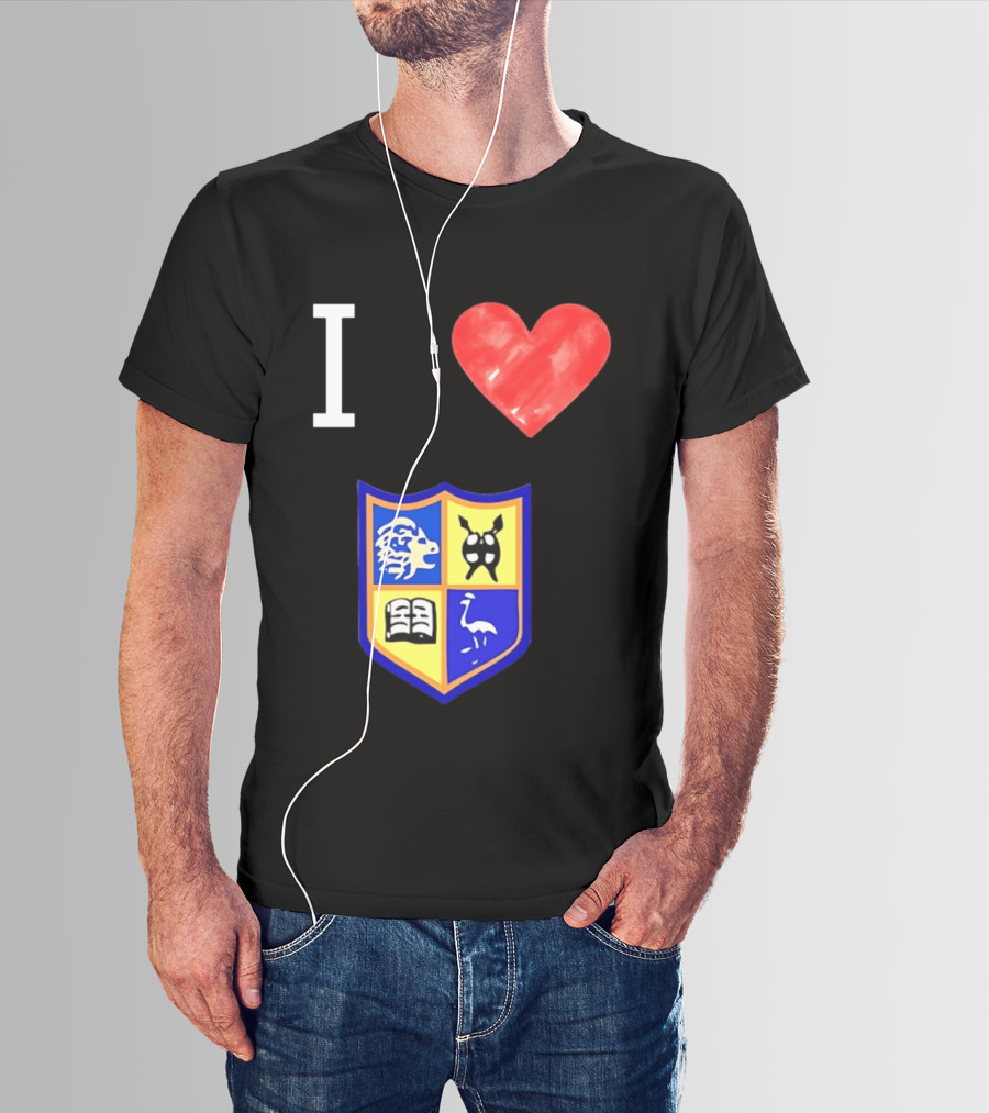 I Love University Of Zimbabwe UZ Harare Lion Emblem Crest T-Shirt