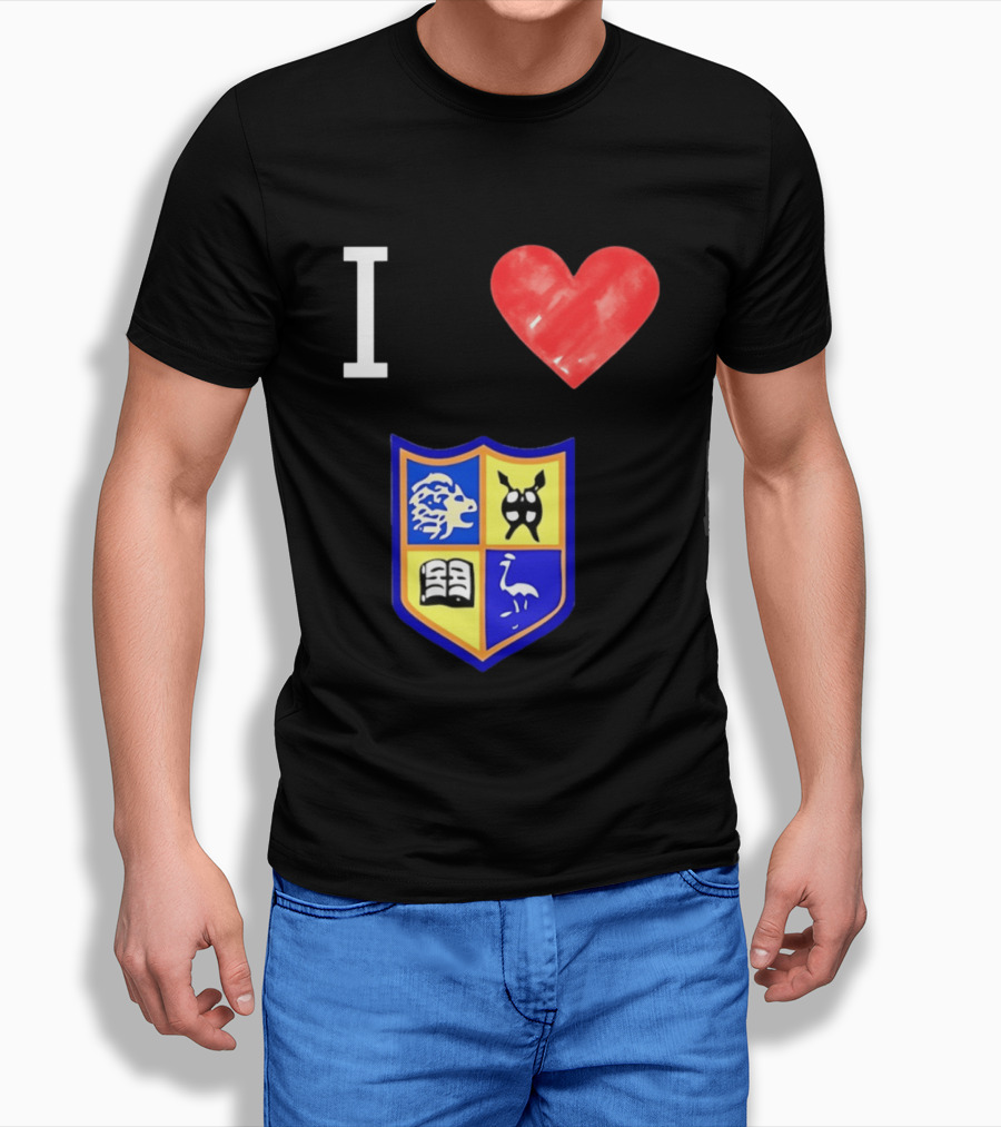 I Love University Of Zimbabwe UZ Harare Lion Emblem Crest T-Shirt