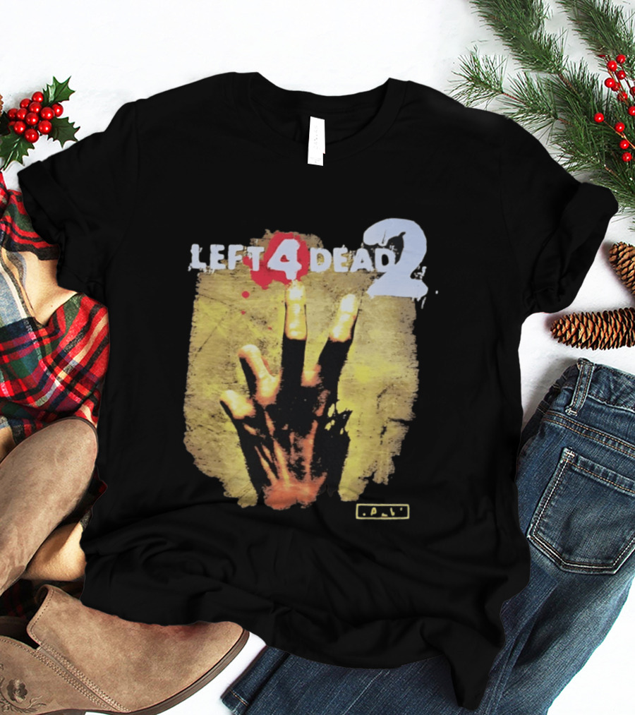 Left 4 Dead 2 Zombie Hand Valve Video Game Survival T-Shirt